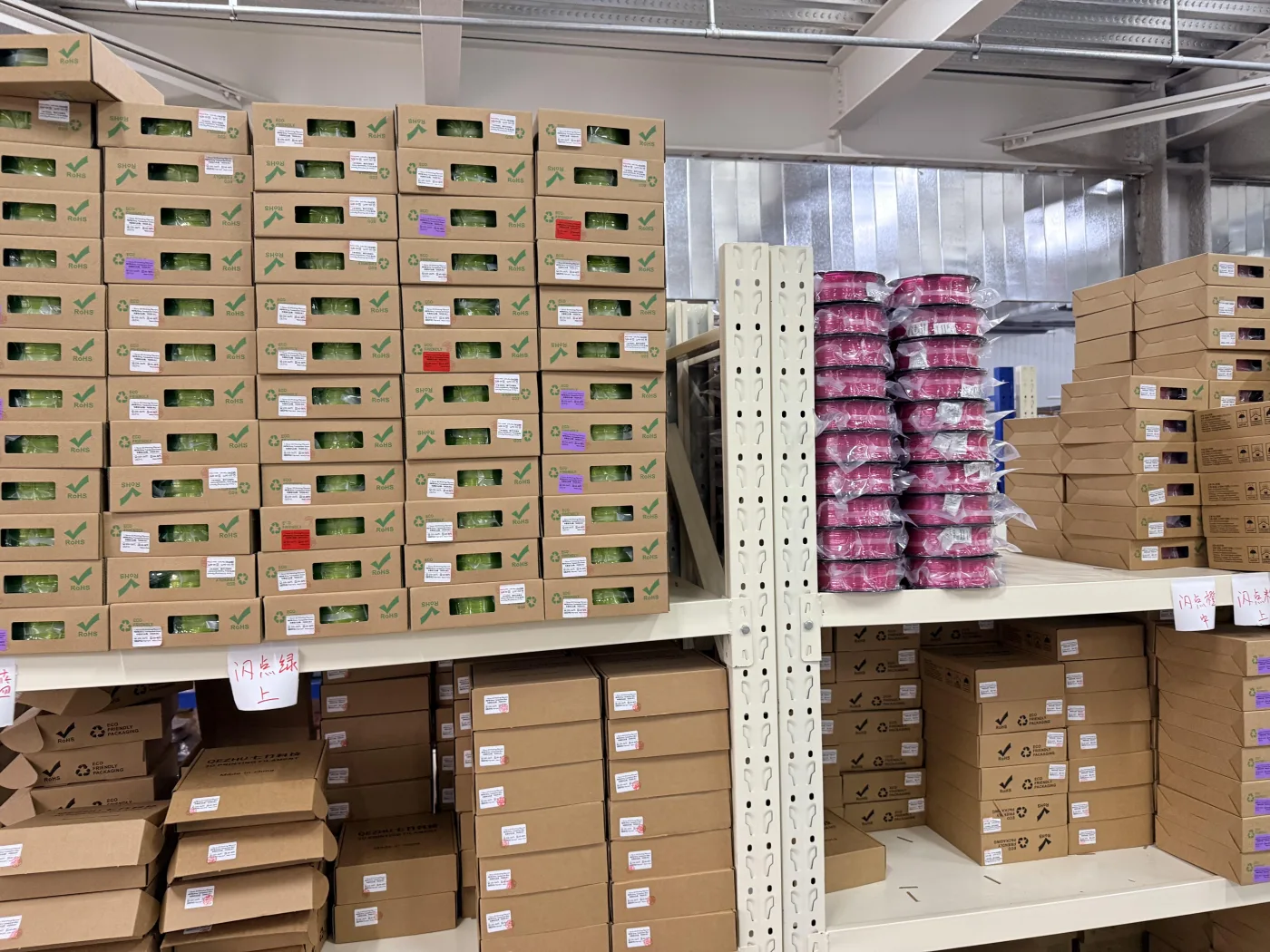 DD3 filament warehouse stock
